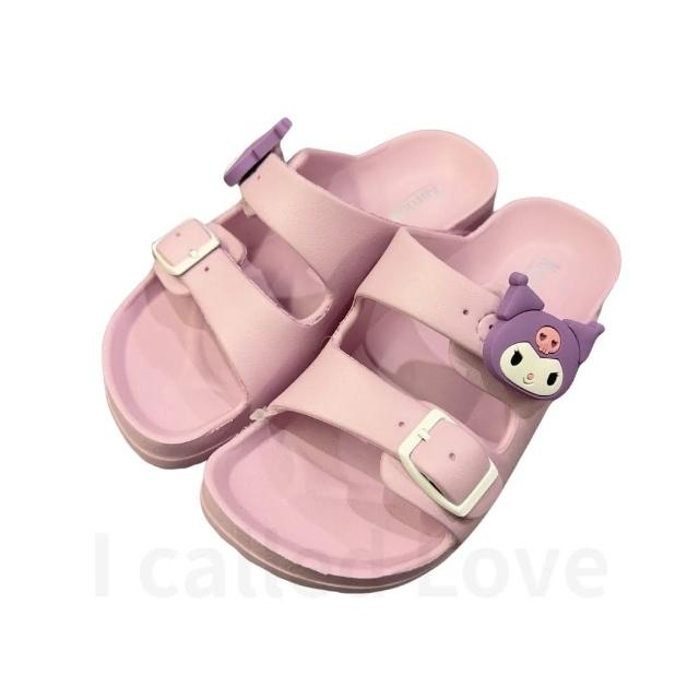 【SANRIO 三麗鷗】現貨 兒童酷洛米 大耳狗 美樂蒂 立體扣拖鞋(輕量防水 可調式拖鞋 三麗鷗 台灣製)