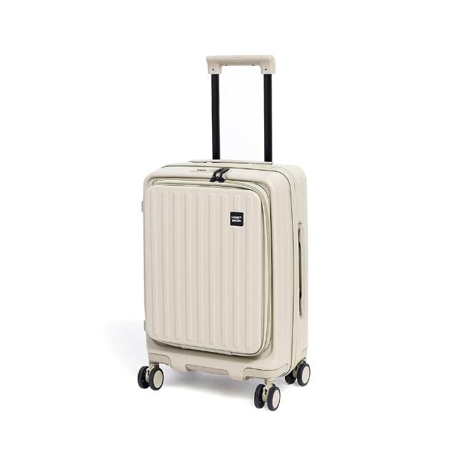 【Honeymoon】20吋前開式多功能旅行箱(前開式/登機箱/拉鍊旅行箱)
