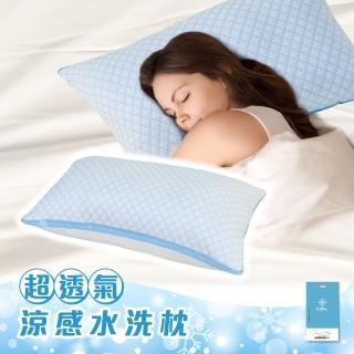 【寢室安居】超透氣COOL涼感立體Q彈水洗枕