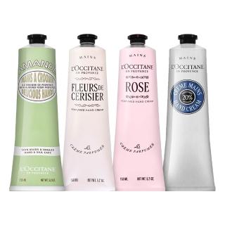 【L’Occitane 歐舒丹】護手霜 150ml(平行輸入/多款任選/乳油木.玫瑰.櫻花.杏仁)