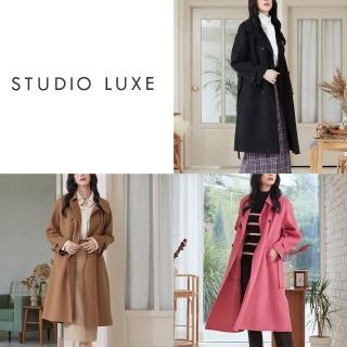 Studio Luxe典藏手作羊毛翻領大衣(U)