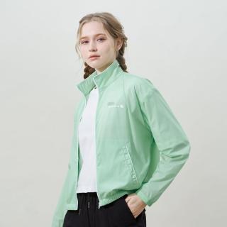 【ELLE ACTIVE】女款 輕薄透氣防潑水立領外套-淺綠色(EA25S2W6101#41)