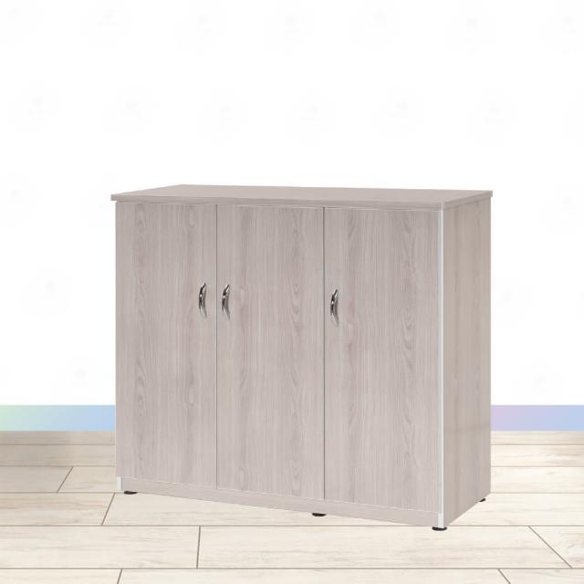 【·Fly· 飛迅家俱】3.2尺3門緩衝塑鋼鞋櫃-高95 cm