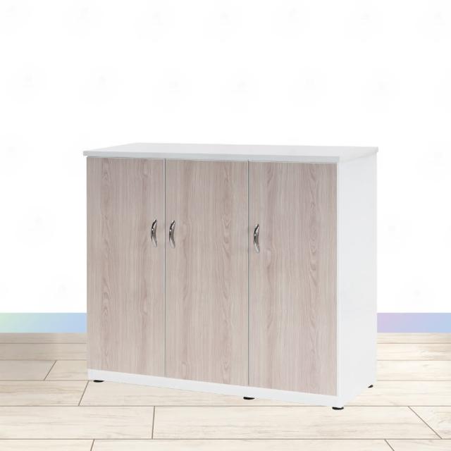 【·Fly· 飛迅家俱】3.2尺3門緩衝塑鋼鞋櫃-高95 cm