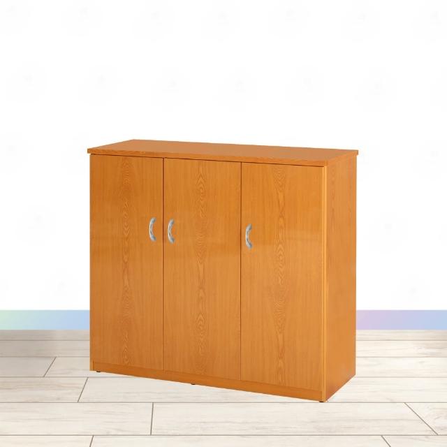 【·Fly· 飛迅家俱】3.2尺3門緩衝塑鋼鞋櫃-高95 cm