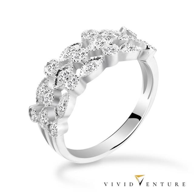 【Vividventure 亞帝芬奇】14K 36分 天然鑽石 真鑽 線戒 戒指 排戒 耳環 任選 星光閃耀