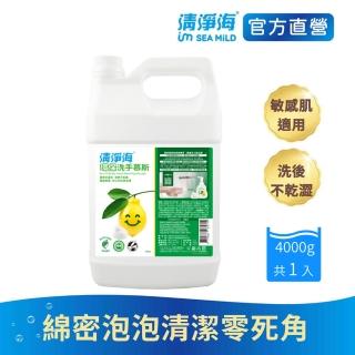 【清淨海 官方直營】環保洗手慕斯4000g(溫和清潔/手部潔淨/無添加酒精/無皂鹼/蓬鬆泡沫/嬰童用)