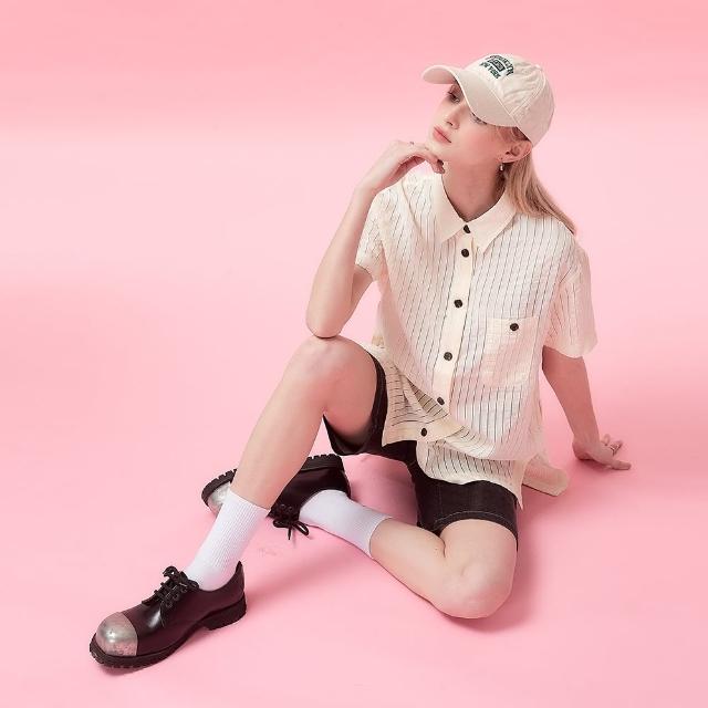 【ICHE 衣哲】Cop.Copine法式開襟短袖襯衫上衣