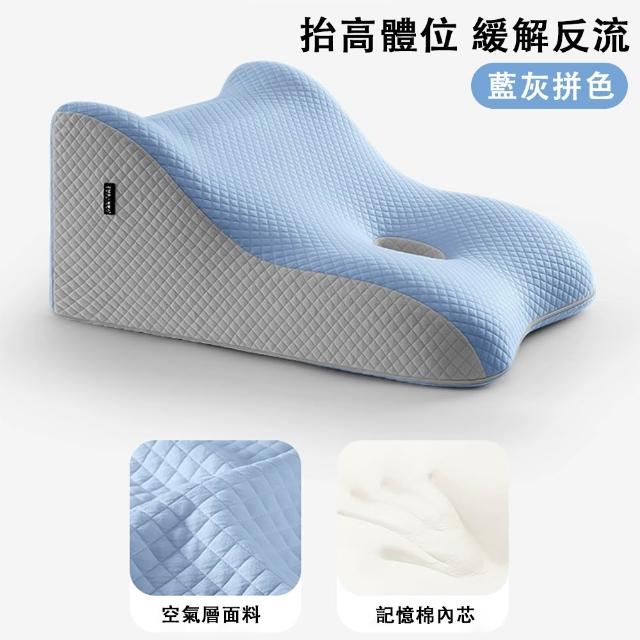 【ZHIPU 芝浦】防反酸三角靠枕臥床護理靠背墊抬腿枕斜坡墊床頭靠背三角靠墊(可躺可靠科學分區有力支撐)