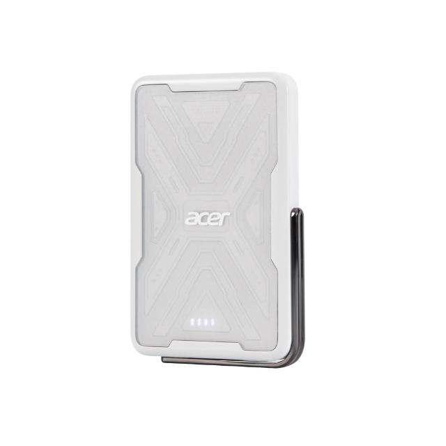 【Acer 宏碁】POT-539 5000mAh 15w Magsafe快充超薄無線行動電源(磁吸充電 無線充電)
