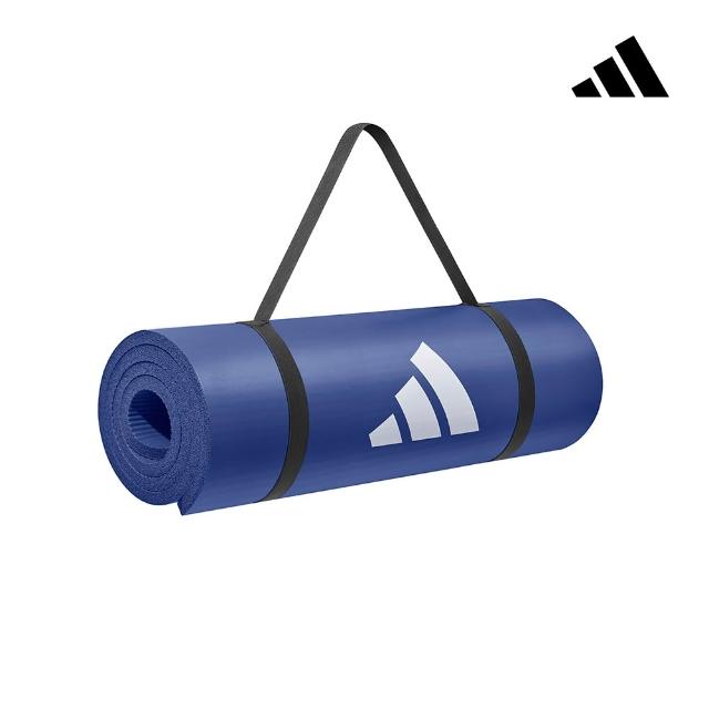 【adidas 愛迪達】加厚防滑健身墊-16mm(附贈背帶 厚瑜珈墊 瑜珈墊 運動墊)