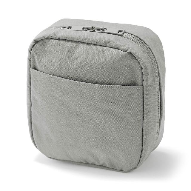 【MUJI 無印良品】皺褶尼龍廣口收納包 約14*16*6 cm(共3色)