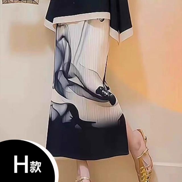 【K.W.】MOMO限搶新品三宅風褶皺褲夏季薄款上衣褲裙(中長裙 小香風 涼感褲 牛仔褲 輕薄 涼感裙)