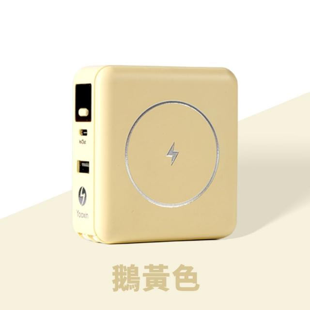 不含AC插頭 台灣製 白沙屯媽祖 10000mAh行動電源(36.5Wh 磁吸無線充 PD快充 自帶線)