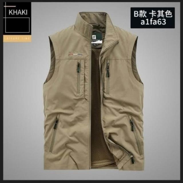【巴黎精品】現貨+預購 男工裝背心男外套休閒戶外機能釣魚背心(露營戰術攝影登山單車速乾透氣3色a1du19)