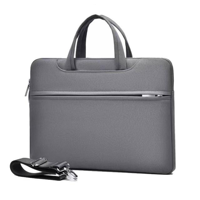 【ANTIAN】16吋 單肩斜挎大容量手提筆電包 Macbook商務休閒防摔防震電腦包 公文包
