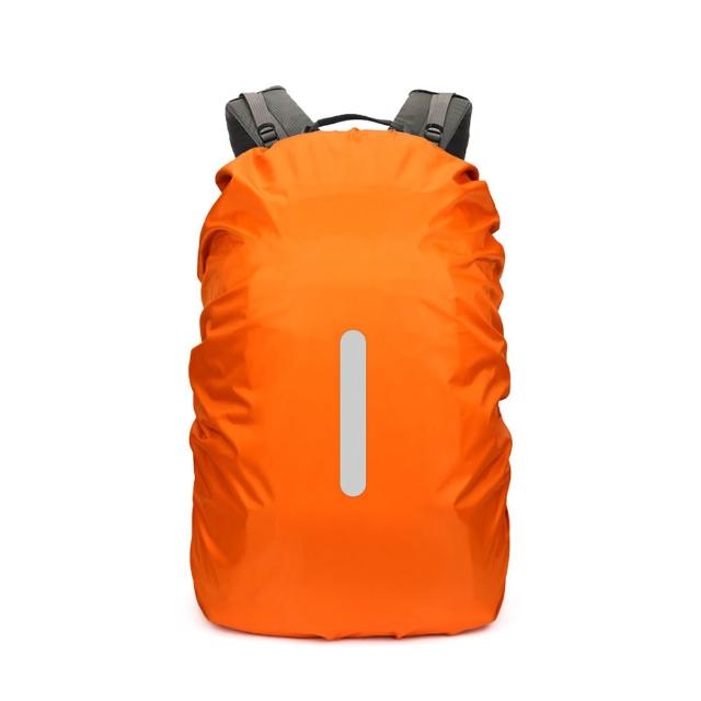 【Starshop】戶外徒步登山背包防水套 20L/35L/45L 防水背包套 背包雨衣 書包防雨罩 防塵罩(帶反光條設計)