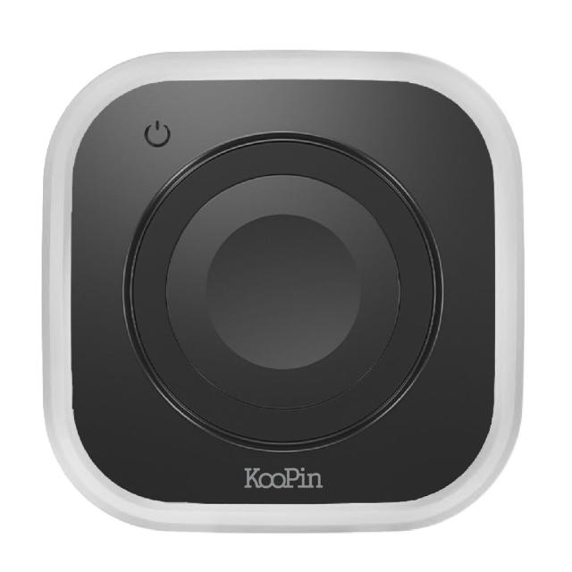 【KooPin】台灣製造 炫彩LED三用磁吸15W無線充電器/充電盤(夜燈/手機/Watch/Airpods)