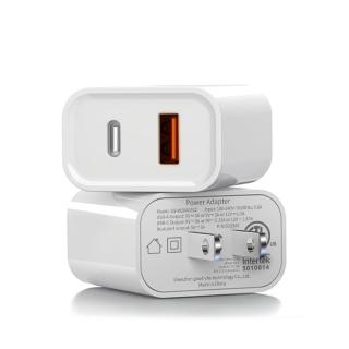 【JINPEI 錦沛】PD 20W雙孔USB-A+ Type-C充電器 充電頭JC-020W(充電器 充電頭)