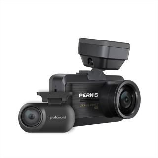 【Polaroid 寶麗萊】DS202WGS+RC-E11 2K+1080P 附記憶卡(超級星光夜視汽車行車記錄器)