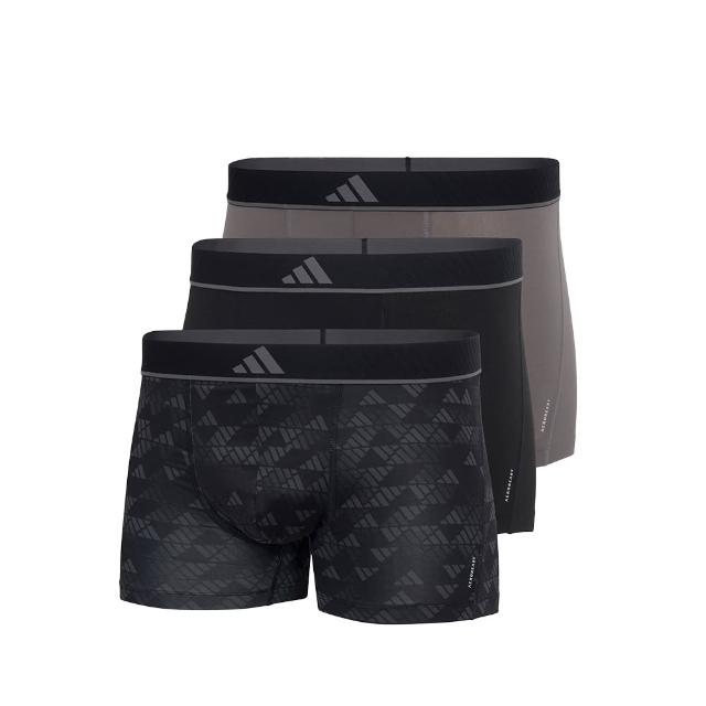 【adidas 愛迪達】男內褲 3件組 親膚柔棉 快乾吸濕 抗菌除臭內褲任選(四角內褲 平口內褲 運動內褲)