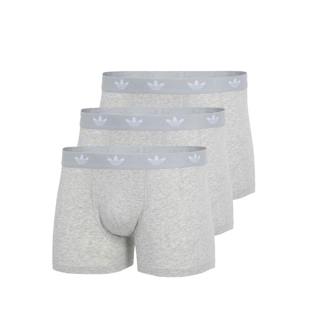 【adidas 愛迪達】男內褲 3件組 親膚柔棉 快乾吸濕 抗菌除臭內褲任選(四角內褲 平口內褲 運動內褲)