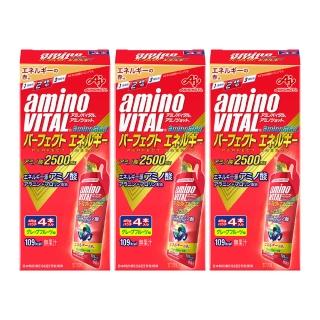 【Ajinomoto 味之素】aminoVITAL aminoShot 胺基酸能量飲 4包x3盒裝(共45g * 12包)