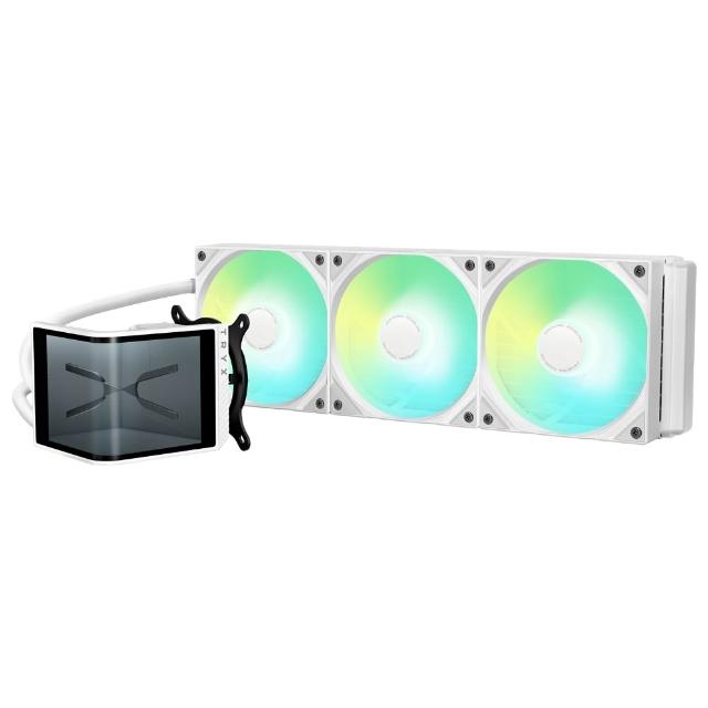 【TRYX】PANORAMA SE 360 ARGB 裸視 3D 曲面液晶水冷 黑/白(TDP:280/Asetek Adela/反光塗層/防刮螢幕)
