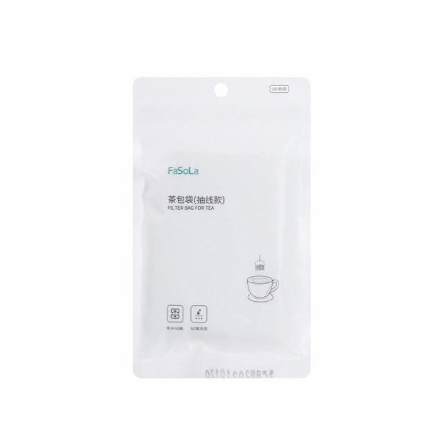 【FaSoLa】多用途一次性天然玉米纖維茶包袋/滷包袋-100入
