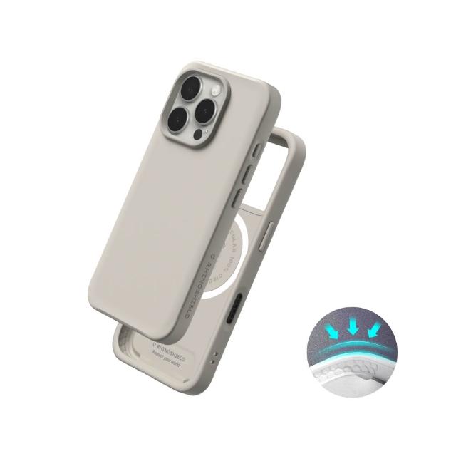 【RHINOSHIELD 犀牛盾】iPhone 16/16 Plus/16 Pro/Pro Max SolidX MagSafe兼容 強化吸震緩衝防摔磁吸手機殼