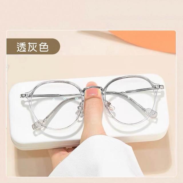 【SUNS】時尚精品老花眼鏡 韓系文青冷茶色 顯年輕 抗紫外線濾藍光 高硬度耐磨鏡片 配戴清晰