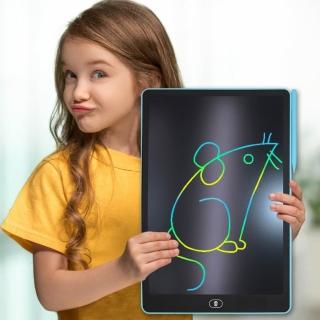 【親親寶貝】16吋加大彩色液晶電子紙手寫板 兒童繪畫塗鴉板 留言板(無藍光輻射 防刪鎖 無紙繪圖)