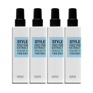【SOFEI 舒妃】型色家 髮根不扁塌蓬蓬水x4瓶(180ml/瓶)