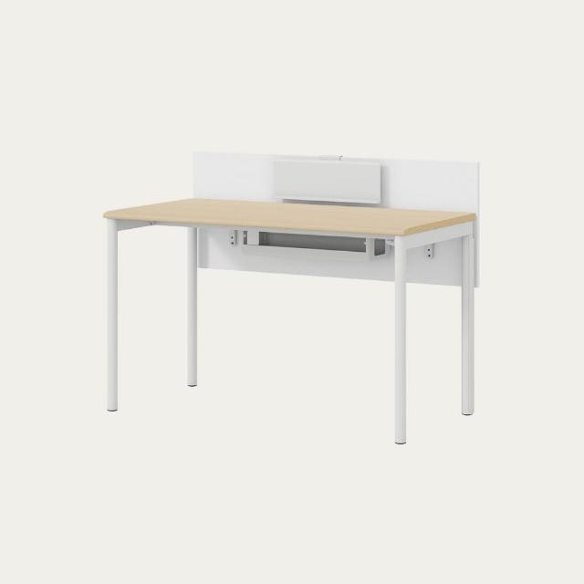 【iloom 怡倫家居】NEWT 1200型書桌 隔板含閱讀架(書桌 桌子 電腦桌 工作桌 辦公桌 學習書桌 學生書桌)