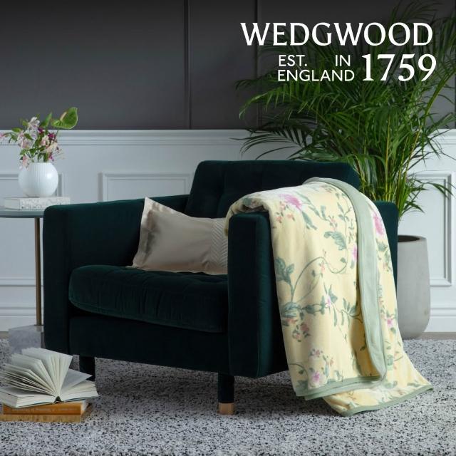 【WEDGWOOD】買一送一｜超細纖維印花 雙層雙人毯(2件合購組任選)
