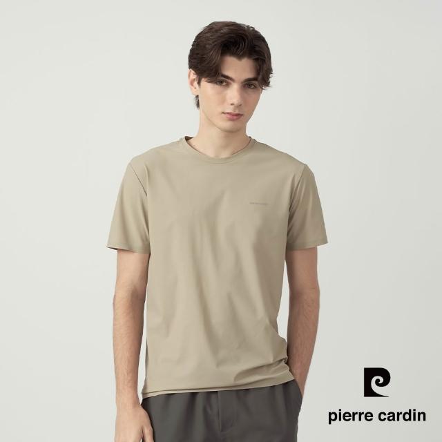 【pierre cardin 皮爾卡登】網路獨家 男女款 冰絲速乾涼感短袖T恤/運動圓領上衣(多色任選)