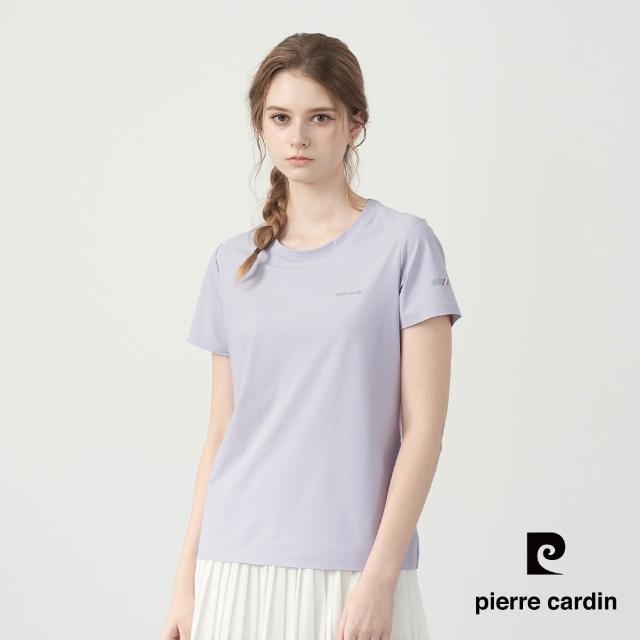 【pierre cardin 皮爾卡登】網路獨家 男女款 冰絲速乾涼感短袖T恤/運動圓領上衣(多色任選)