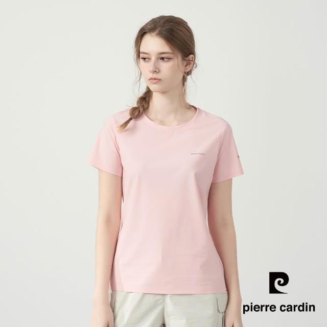 【pierre cardin 皮爾卡登】網路獨家 男女款 冰絲速乾涼感短袖T恤/運動圓領上衣(多色任選)
