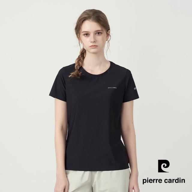 【pierre cardin 皮爾卡登】網路獨家 男女款 冰絲速乾涼感短袖T恤/運動圓領上衣(多色任選)