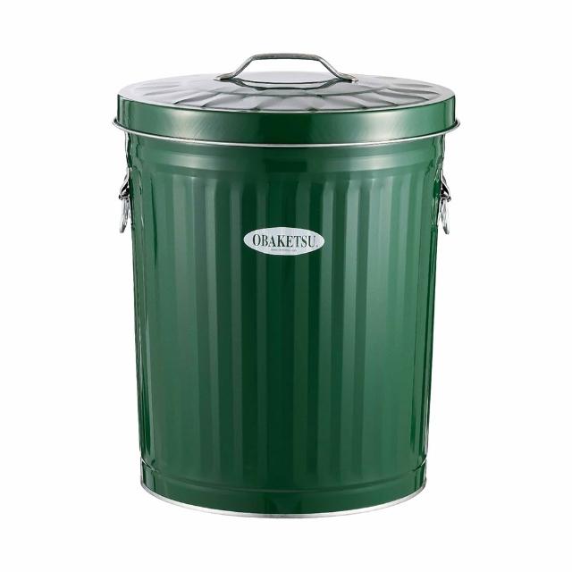 不鏽鋼多功能收納桶 33L(送垃圾袋環)