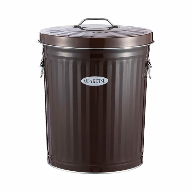 不鏽鋼多功能收納桶 33L(送垃圾袋環)