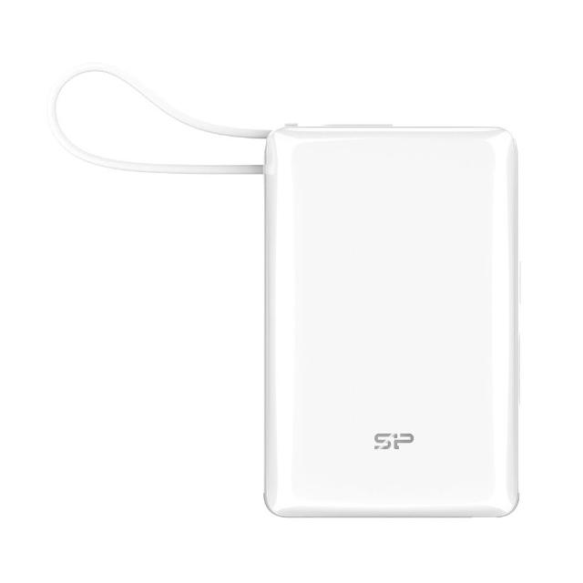 【SP 廣穎】CP10 10000mAh 20W TypeC 自帶充電線雙向快充(小身材大容量/四色可選/有標示Wh)