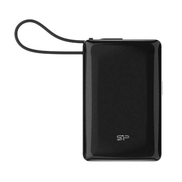 【SP 廣穎】CP10 10000mAh 20W TypeC 自帶充電線雙向快充(小身材大容量/四色可選/有標示Wh)