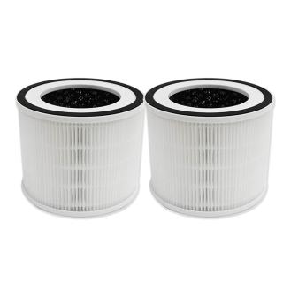 【PUREBURG】2入組-適用Future Lab未來實驗室 PrimeZone VitaAir  淨涼清風機 2合1活性碳+HEPA空氣濾網