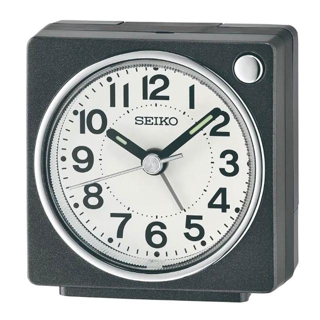 【SEIKO 精工】小巧嗶嗶聲鬧鈴鬧鐘-3色可選 送禮 禮物(QHE196G/QHE196K/QHE196R/速)