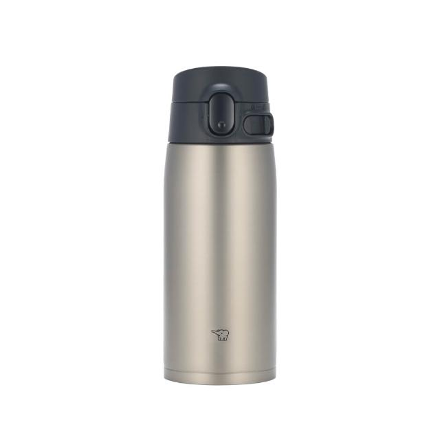 【ZOJIRUSHI 象印】MOMO專售 不銹鋼一體式中栓彈蓋式真空保溫保冷杯-480ML(SM-VH48 保溫瓶/保冰/環保杯)