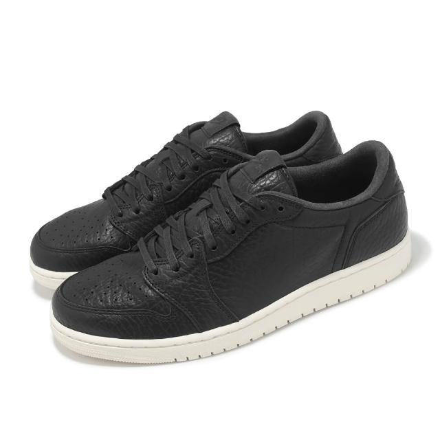 【NIKE 耐吉】休閒鞋 Air Jordan 1 Retro Low NS 男鞋 黑 無勾 荔枝皮 復刻 AJ1(848775-005)