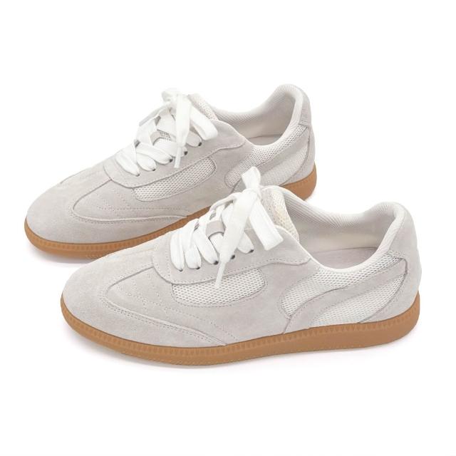 【Robinlo】真皮Q彈感復古法式德訓鞋小白鞋休閒鞋(多款任選)