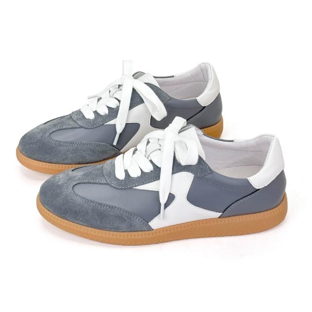 【Robinlo】真皮Q彈感復古法式德訓鞋小白鞋休閒鞋(多款任選)