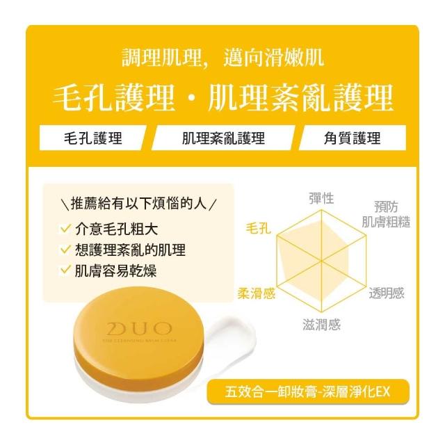 【DUO 麗優】全新升級-卸妝體驗款(五效合一卸妝膏EX 18g任選一入)